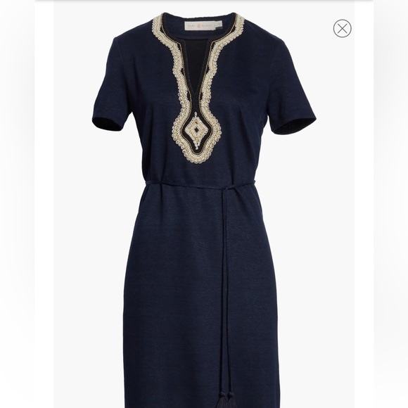 Tory Burch  Liliana Soutache Linen Dress NWT size XS - Picture 3 of 7